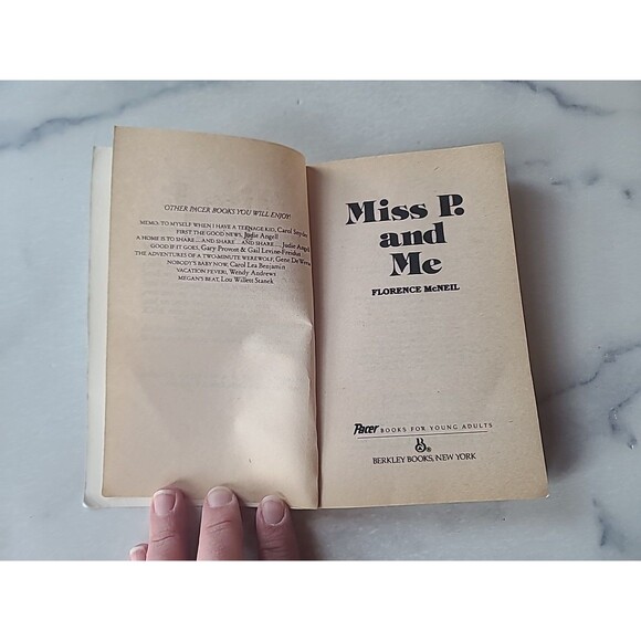 Miss P. And Me By Florence McNeil Paperback - Picture 3 of 10